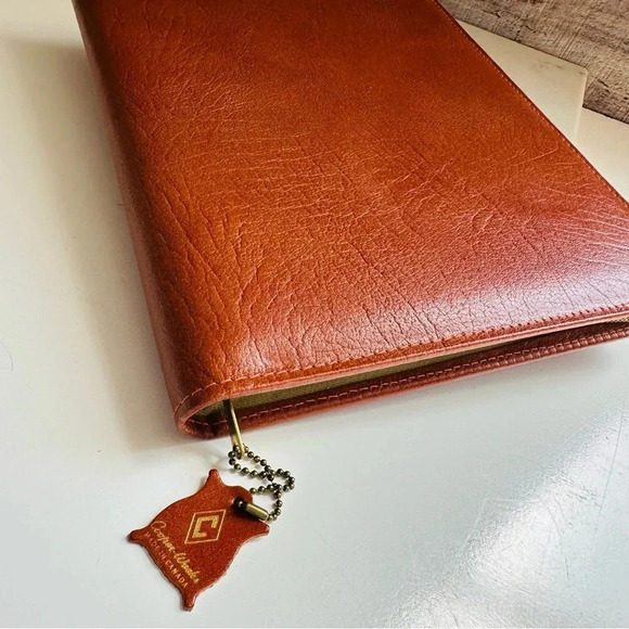 Unisex NWOT Vintage 1960's Leather Portfolio made in Canada by Cooper-Weeks - Picture 2 of 9